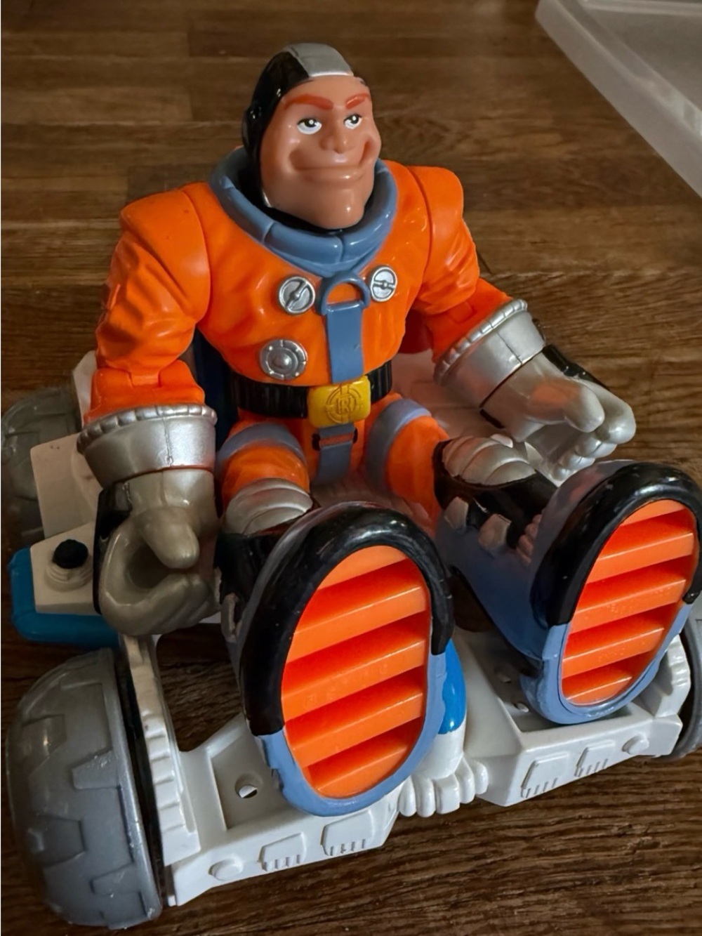 Vintage Fisher Price Rescue Heroes Astronaut Space Rover Vehicle Action Figure